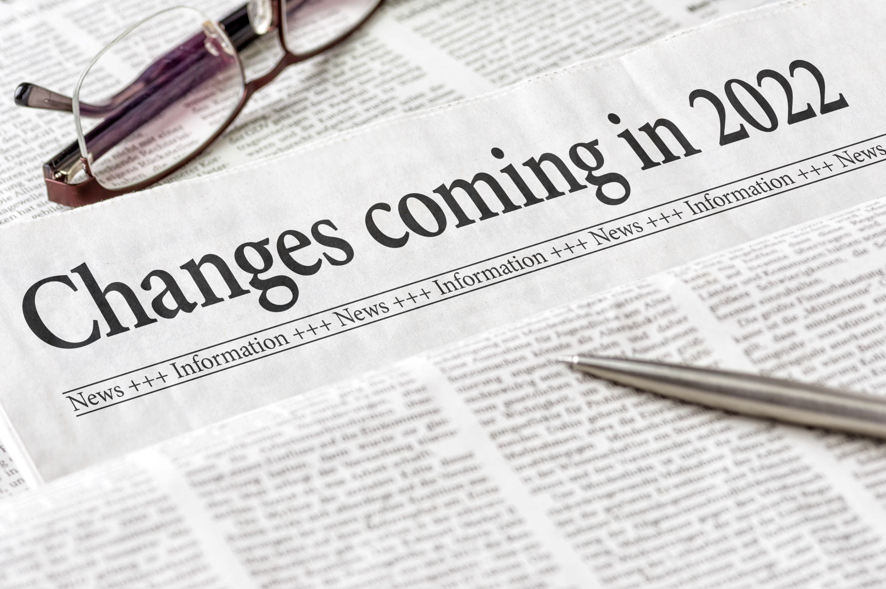 Upcoming Law Changes To Expect in 2022
